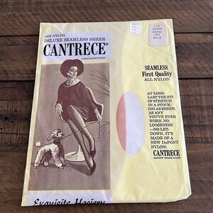 Vintage Nylons Cantrece Deluxe Seamless Sheer Exquisite Hosiery